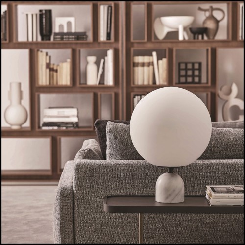 Lampe de Table 163 - Lio White Medium | Table Lamp Porada - Lio White Medium - Porada Lio Table Lamp - Pacific Compagnie.
