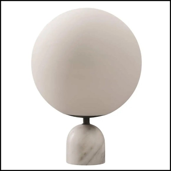 Lampe de Table 163 - Lio White Medium | Table Lamp Porada - Lio White Medium - Modern Lio Table Lamp - Pacific Compagnie.