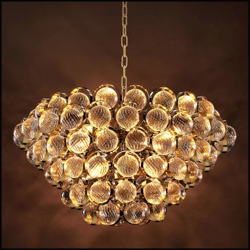 Lustre 24 - Opera - Cristal taillé - Pacific Compagnie.