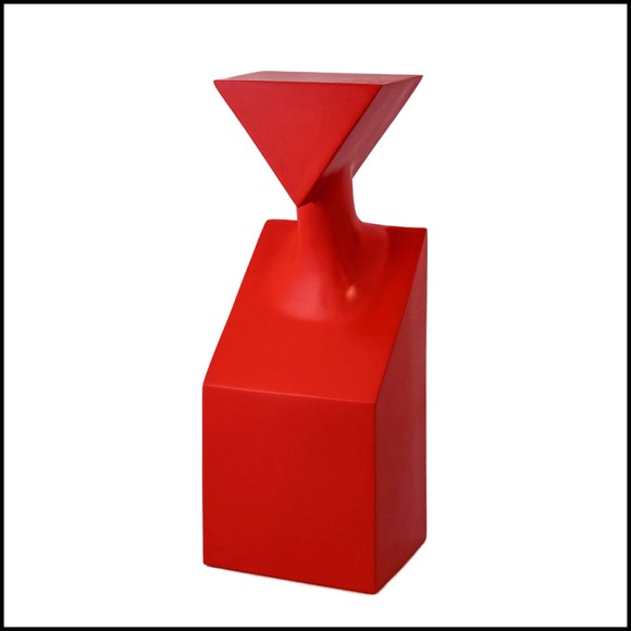 Sculpture Arteinmotion - Stacy Red Resin