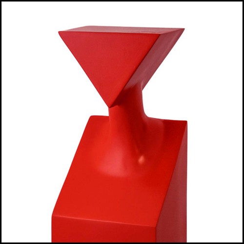 Sculpture Arteinmotion - Stacy Red Resin