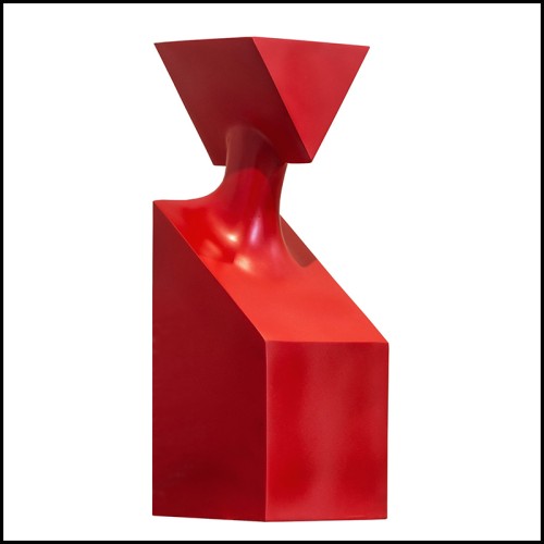 Sculpture Arteinmotion - Stacy Red Resin