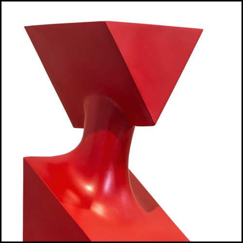 Sculpture Arteinmotion - Stacy Red Resin