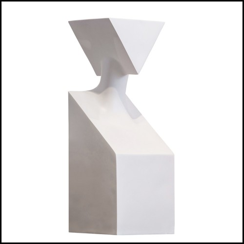 Sculpture 22 - Stacy White Resin - Finition lisse - Pacific Compagnie.