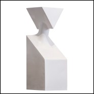 Sculpture 22 - Stacy White Resin - Finition lisse - Pacific Compagnie.