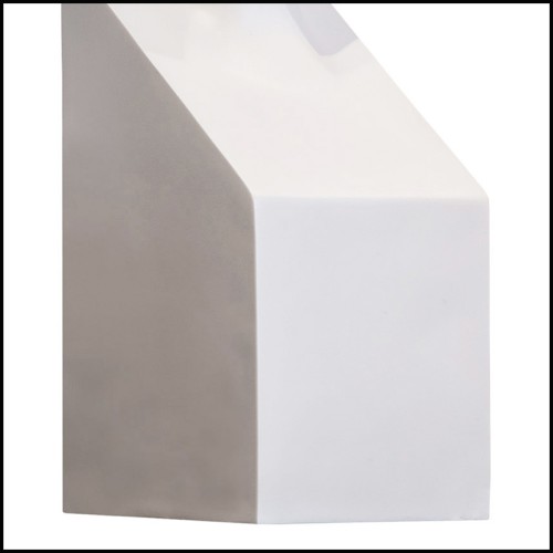 Sculpture 22 - Stacy White Resin - Résine blanche - Pacific Compagnie.