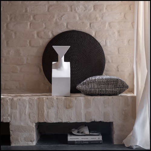 Sculpture 22 - Stacy White Resin - Forme abstraite - Pacific Compagnie.