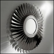 Miroir 22 - Boeing Turbine - Aviation-themed mirror with Boeing turbine detail - Pacific Compagnie.
