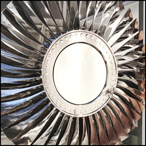 Miroir 22 - Boeing Turbine - Boeing turbine-inspired decorative mirror - Pacific Compagnie.