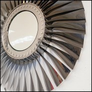 Miroir 22 - Boeing Turbine - Boeing turbine-style mirror for modern decor - Pacific Compagnie.