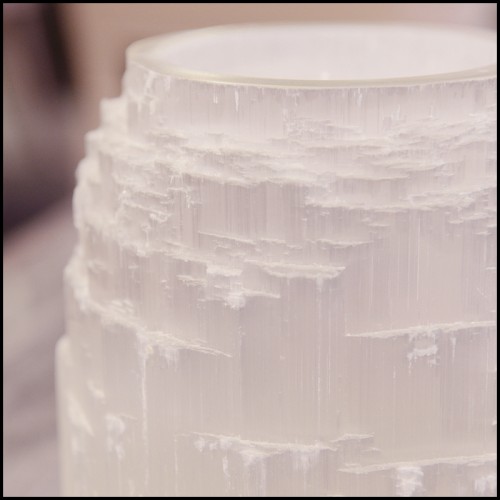 Bougeoir PC - Crystal Rock Medium - Lumière chaude - Pacific Compagnie.