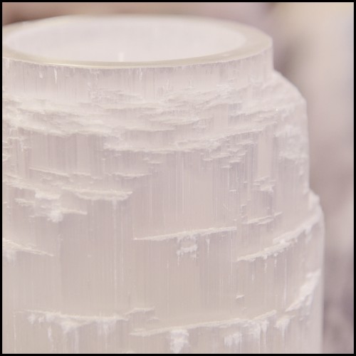 Bougeoir PC - Crystal Rock Medium - En cristal brut - Pacific Compagnie.