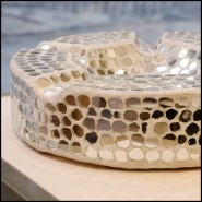 Cendrier PC - Facets Clear - Cristal taillé - Pacific Compagnie.