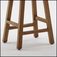 Tabouret 41 - Shalk Teak High - Assise confortable - Pacific Compagnie.