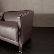 Canapé 150 - Paris - Cuir bronze - Pacific Compagnie.