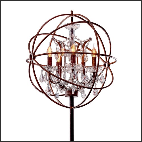 Lampadaire 22 - Crystal Antique - Cristal - Pacific Compagnie.