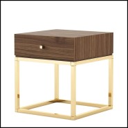 Table d'Appoint 174 - Ester Walnut - Pratique - Pacific Compagnie.