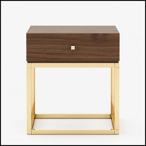 Side Table Laskasas - Ester Walnut