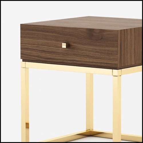 Side Table Laskasas - Ester Walnut