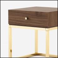 Table d'Appoint 174 - Ester Walnut - Chevet - Pacific Compagnie.