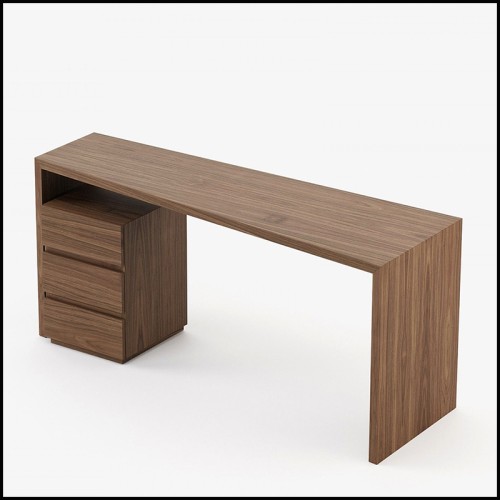 Desk Laskasas - Sharper Walnut