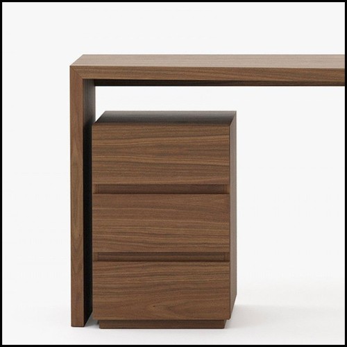 Desk Laskasas - Sharper Walnut