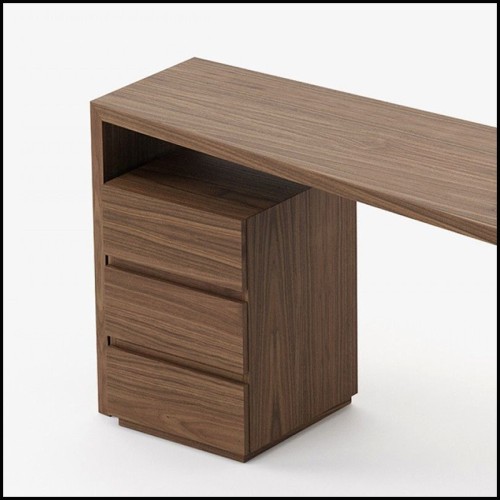 Desk Laskasas - Sharper Walnut