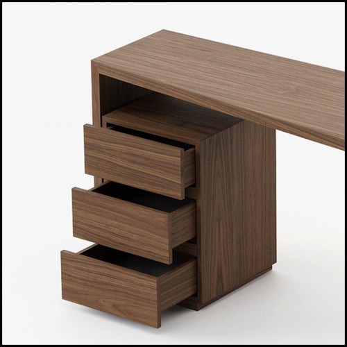 Desk Laskasas - Sharper Walnut