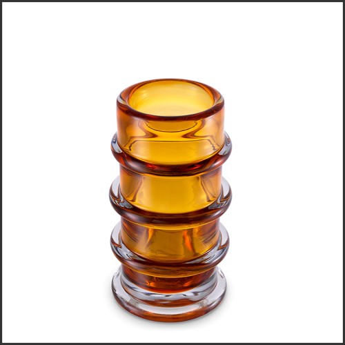 Vase 24 - Bloom | Delicate Bloom vase in transparent glass - Pacific Compagnie.