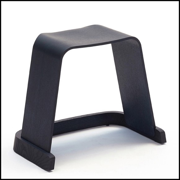 Tabouret 222 - Arch Black Oak - Pour bar - Pacific Compagnie.