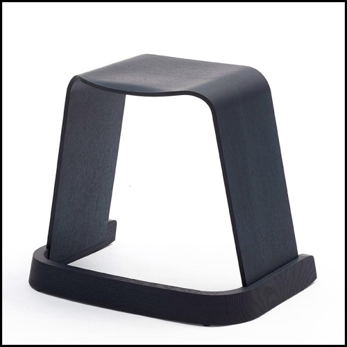Stool Meridiani - Arch Black Oak