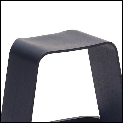 Stool Meridiani - Arch Black Oak