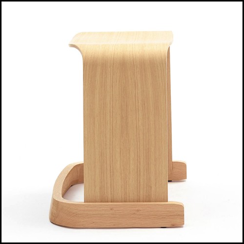 Stool Meridiani - Arch Natural Oak