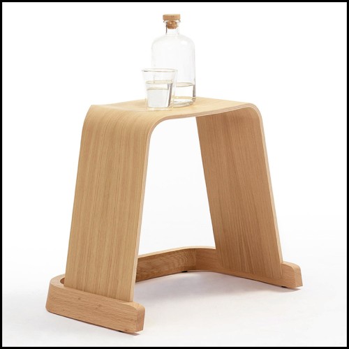 Tabouret 222 - Arch Natural Oak - Mobilier design - Pacific Compagnie.