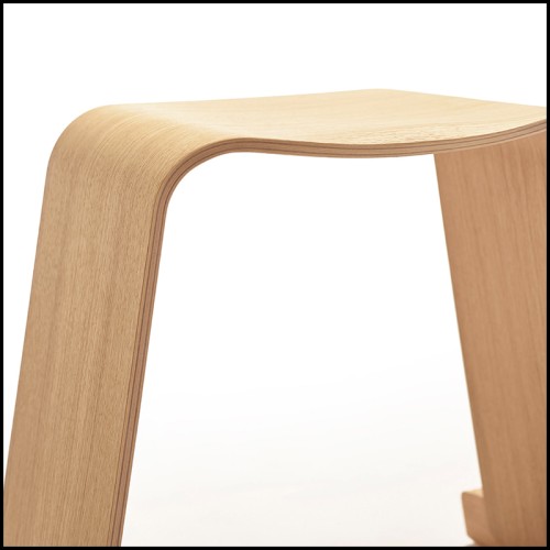 Stool Meridiani - Arch Natural Oak