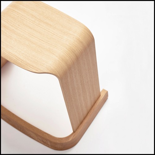 Tabouret 222 - Arch Natural Oak - Assise ergonomique - Pacific Compagnie.