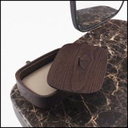 Coiffeuse 163 - Make-up Ash Stained Set - Éclairage intégré - Pacific Compagnie.