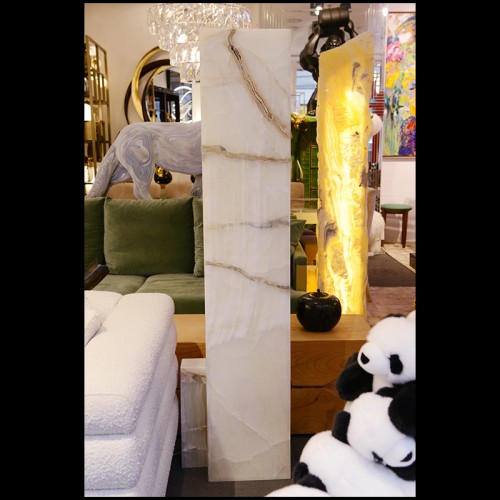 Floor Lamp Fashion for Floors - Onyx Polished Totem