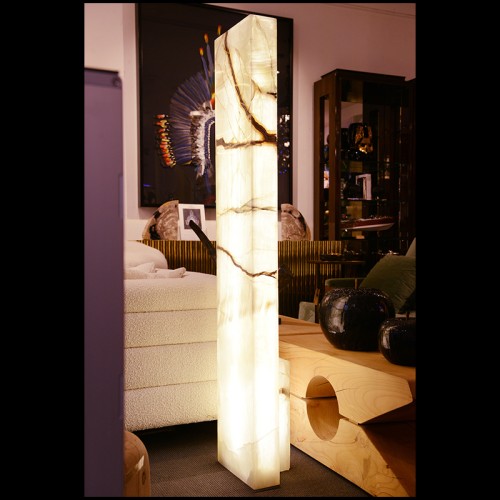 Floor Lamp Fashion for Floors - Onyx Polished Totem
