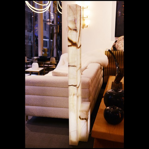 Floor Lamp Fashion for Floors - Onyx Polished Totem