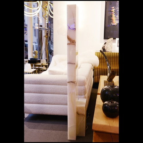 Floor Lamp Fashion for Floors - Onyx Polished Totem