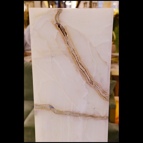 Floor Lamp Fashion for Floors - Onyx Polished Totem