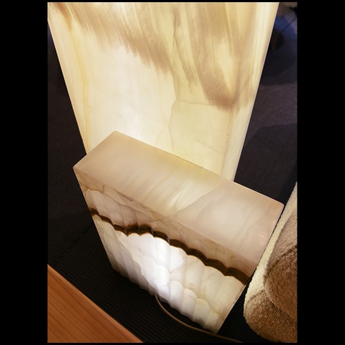 Floor Lamp Fashion for Floors - Onyx Polished Totem