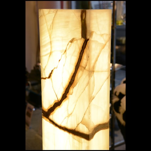 Floor Lamp Fashion for Floors - Onyx Polished Totem