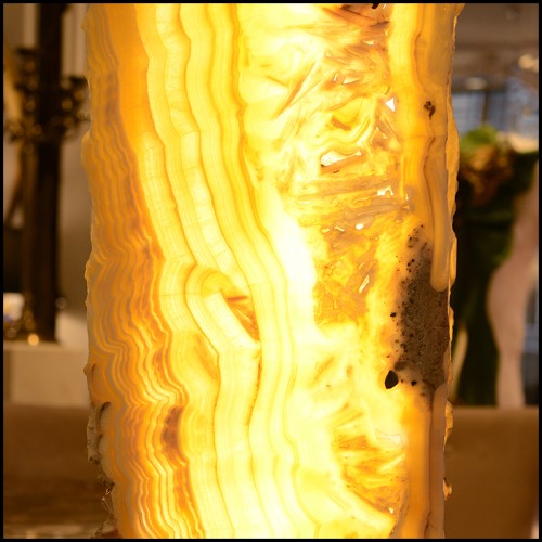 Floor Lamp Fashion for Floors - Onyx Raw Totem