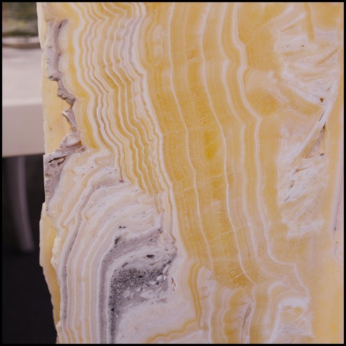 Lampadaire 223 - Onyx Raw Totem - Pièce unique - Pacific Compagnie.