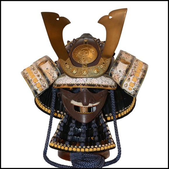 Casque 79 - Samurai Yoroi Kabuto | Helmet Thjierry Gerbert- Samurai Yoroi Kabuto - Exquisite Samurai helmet with traditional Jap