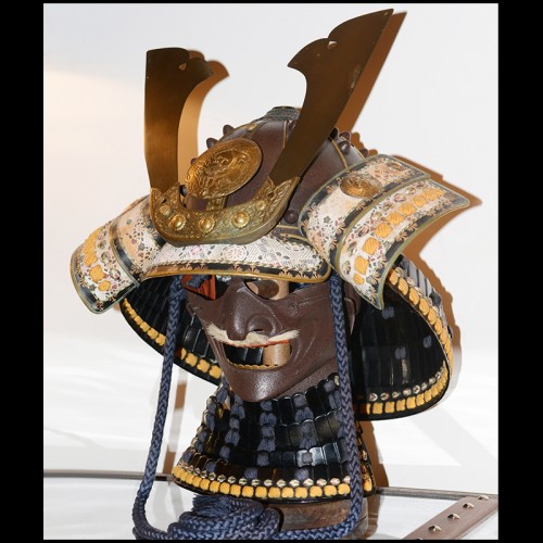 Casque 79 - Samurai Yoroi Kabuto | Helmet Thjierry Gerbert- Samurai Yoroi Kabuto - Handcrafted Samurai helmet with unique design