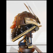Casque 79 - Samurai Yoroi Kabuto - Noir et or - Pacific Compagnie.