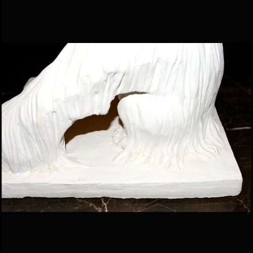 Sculpture plaster finish limited edition by J.B Vandame 11-Orangoutan
